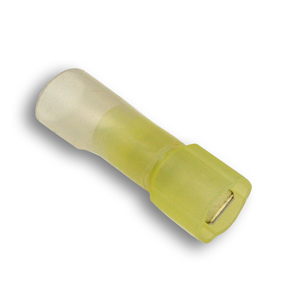 Heat Shrink Terminal, Fully Insulated Male Disconnects, Yellow