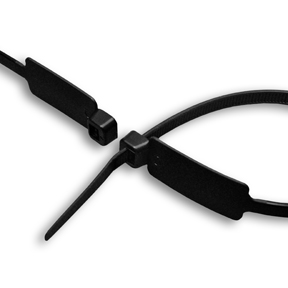 Identification Cable Ties, 50 lb, 7 inch, UV Black