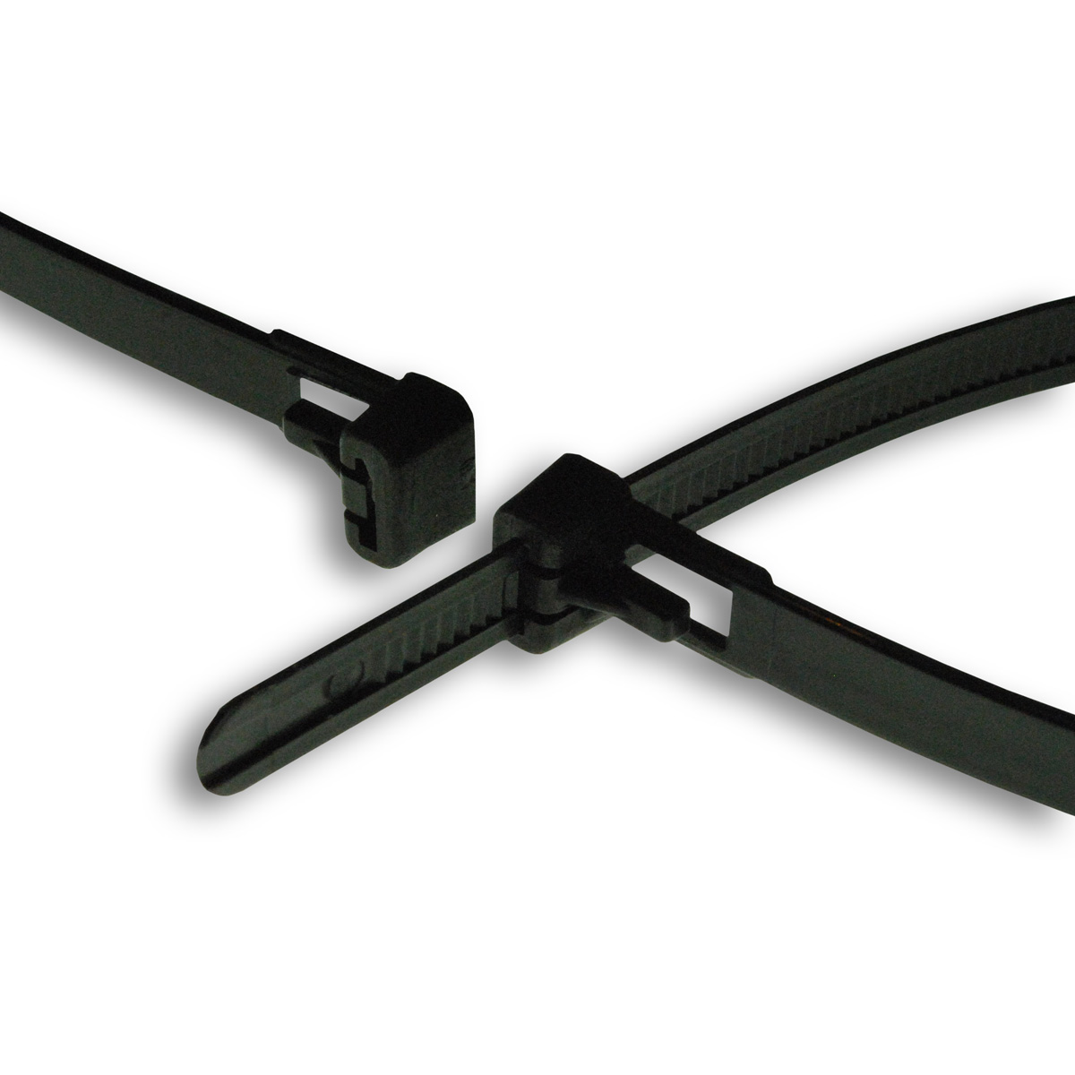 Cable Ties Releasable Black 300mm Pack of 100 - Leyland SDM