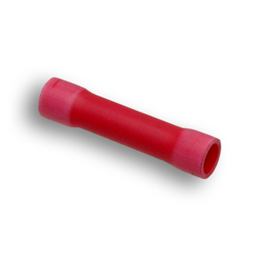 Double Crimp Nylon Terminal, Butt Connectors, Red