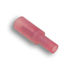 Double Crimp Nylon Terminal, Female Snap Plugs, Red